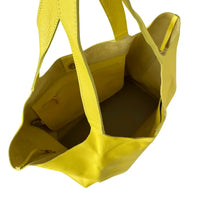 Bolsa Its! Shopping Couro Amarelo - Acessorio De Moda -