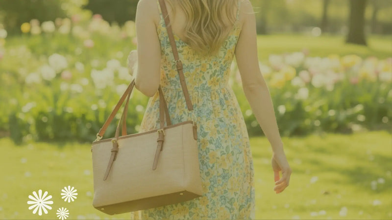 Bolsas e acessórios para florescer na primavera