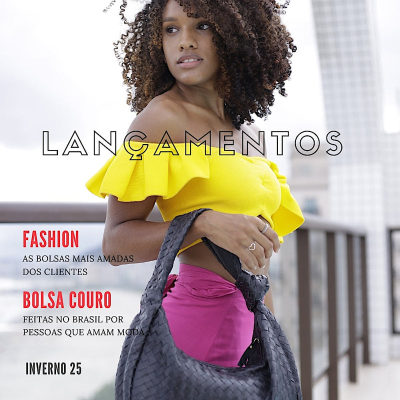 Lançamento em bolsa feminina