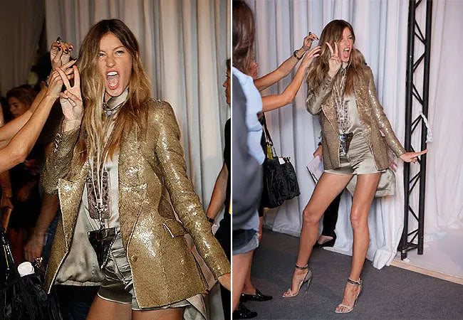 Gisele Bündchen no desfile da Givenchy em 2011