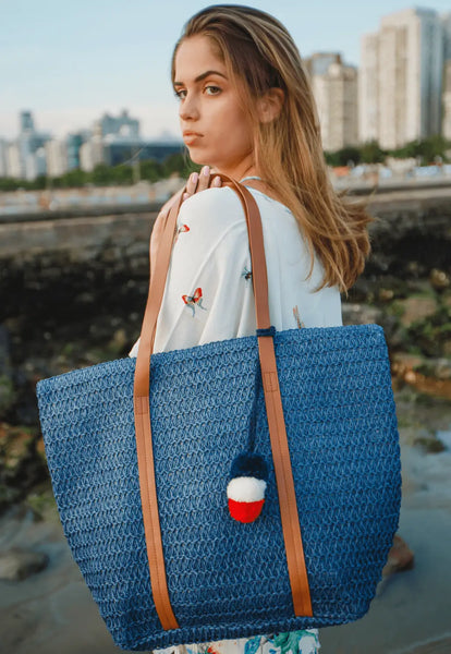 Bolsa fibra azul