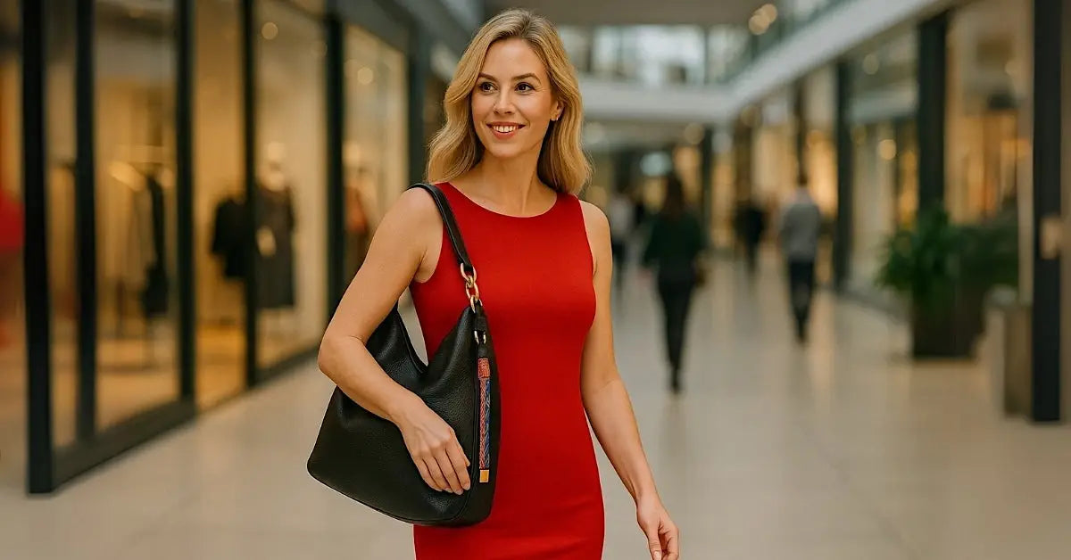 Bolsa Hobo couro vegano preto