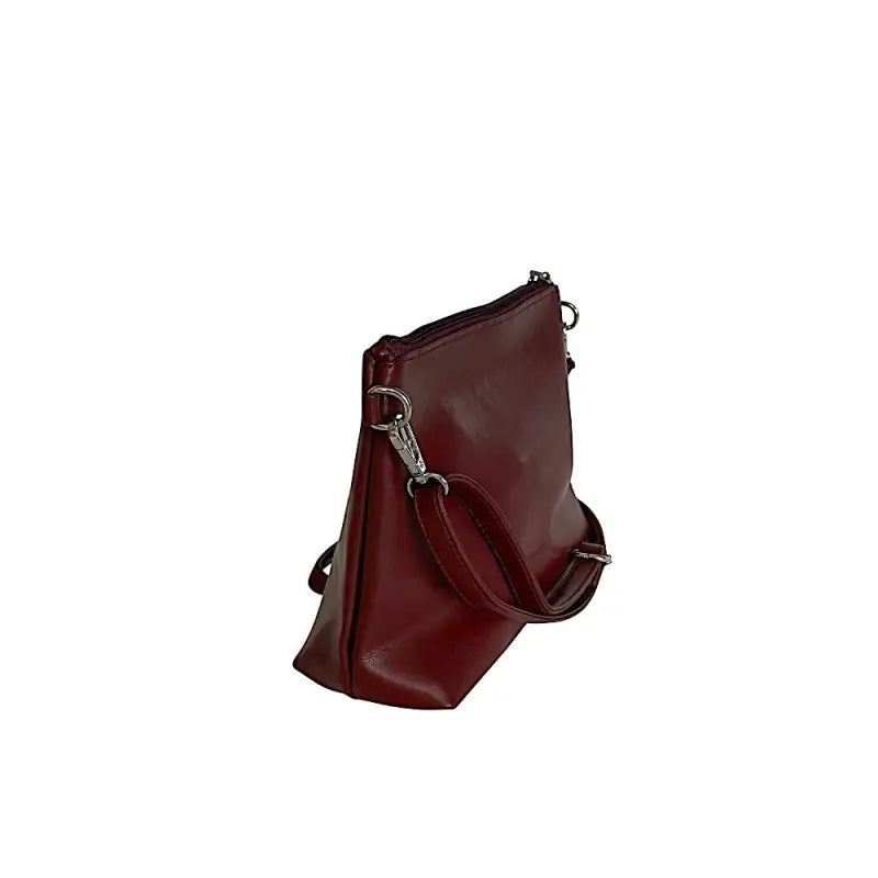 Bolsa Hobo Tressê Vinho 2 em 1: Elegância e Poder em Couro Vegano