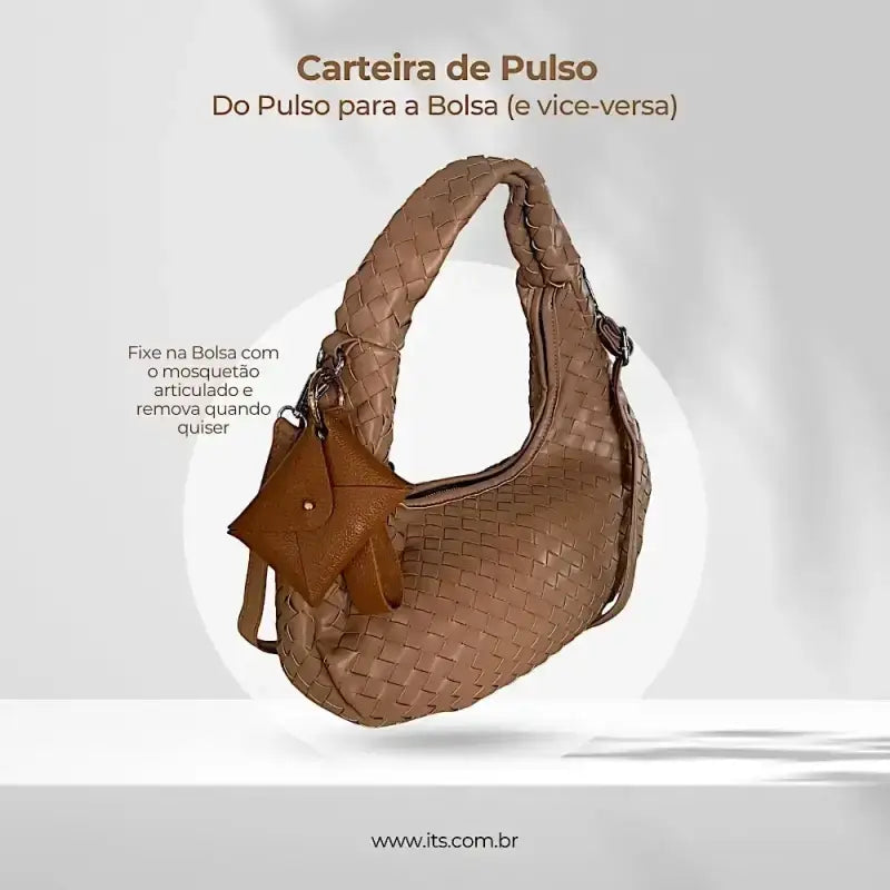 Carteira de Pulso Feminina. Do Pulso para a Bolsa e vice versa