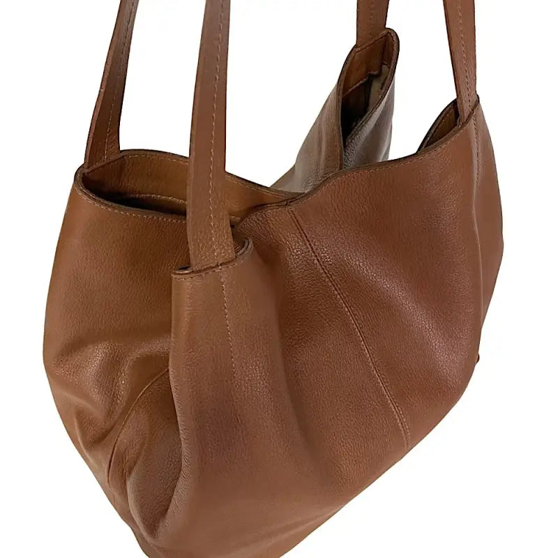 Detalhe Bolsa Shopper Caramelo