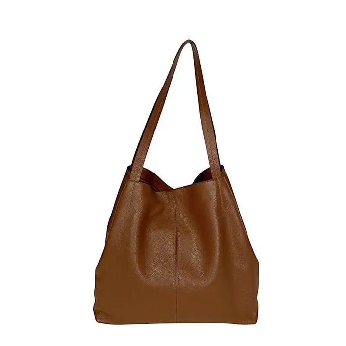 Frente Bolsa Shopper Caramelo
