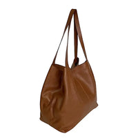 Lateral Bolsa Shopper Caramelo