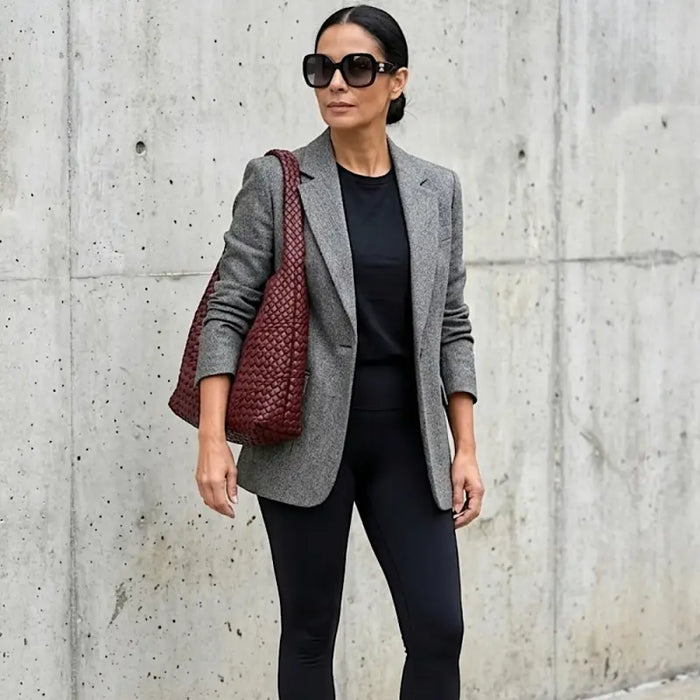 Bolsa Hobo Tressê Vinho 2 em 1: Elegância e Poder em Couro Vegano