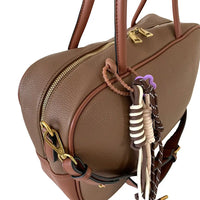 Bolsa Bowling Grande Marrom - Vegana - Loja Online - Its