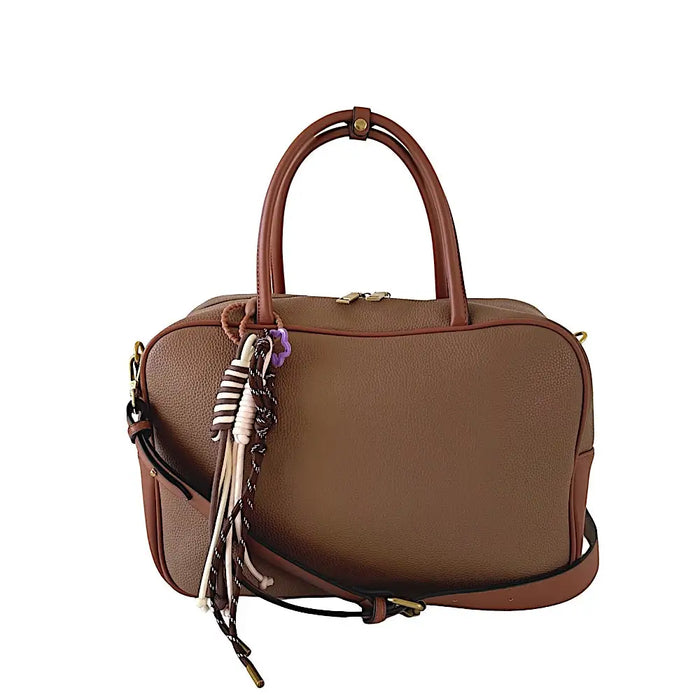 Bolsa Bowling Grande Marrom - Vegana - Loja Online - Its