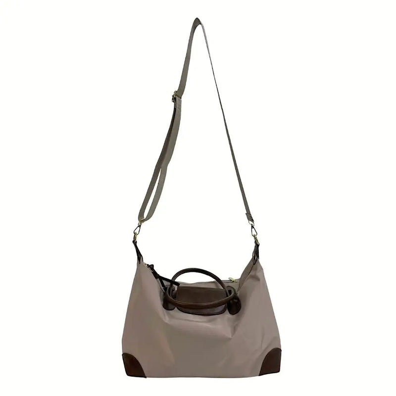 Bolsa Bowling Nylon Bege - Vegana - Loja Online - Its Couro
