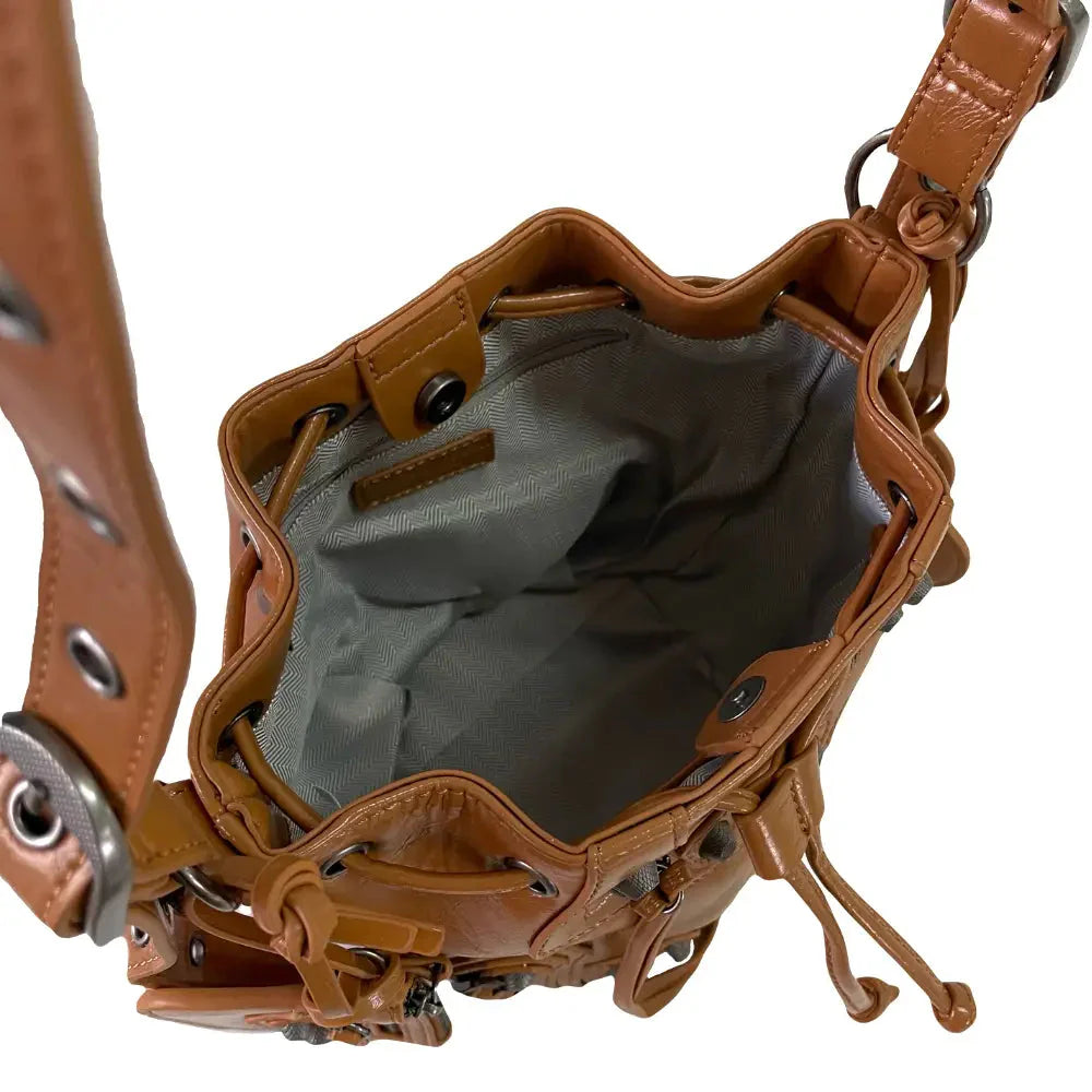 Bolsa Bucket Caramelo - Vegana - Loja Online - Its Couro