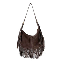 Bolsa Couro com Franja Marrom - Vegana - Loja Online - Its