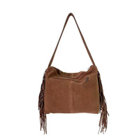 Bolsa Hobo Couro com Franja Caramelo - Vegana - Loja Online