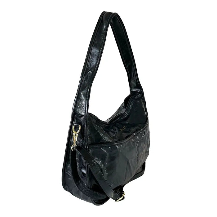 Bolsa Hobo Couro Vegano Preto - Vegana - Loja Online - Its