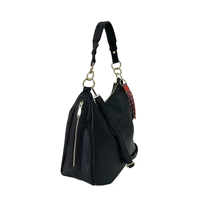 Bolsa Hobo Couro Vegano Preto - Vegana - Loja Online - Its