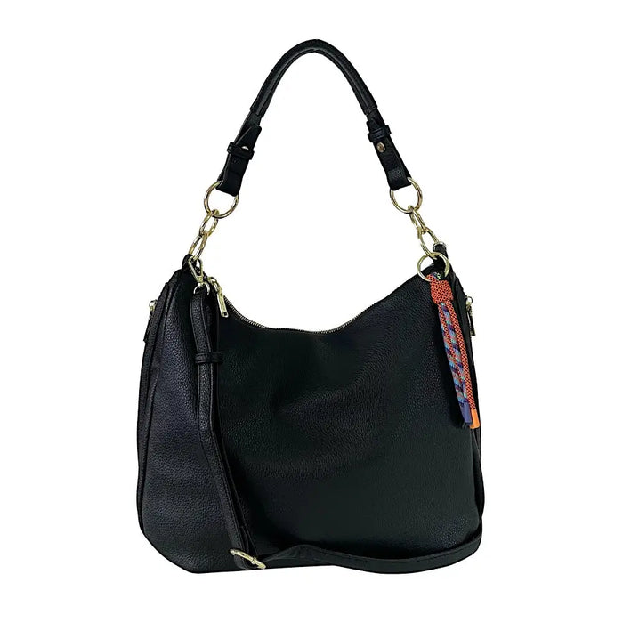Bolsa Hobo Couro Vegano Preto - Vegana - Loja Online - Its
