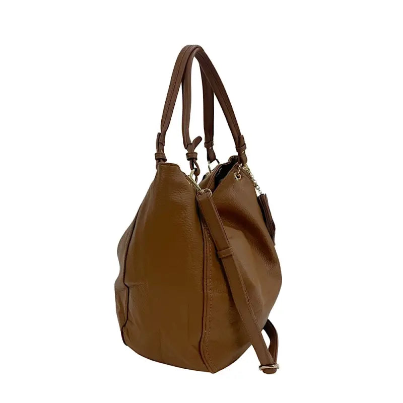 Bolsa hobo grande caramelo soft | versátil