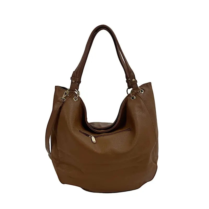 Bolsa hobo grande caramelo soft | versátil