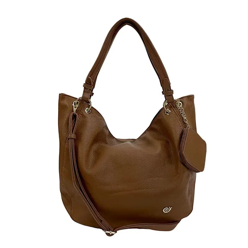 Bolsa hobo grande caramelo soft | versátil