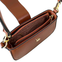 Bolsa Hobo Média Duas Alças Caramelo - Vegana - Loja Online