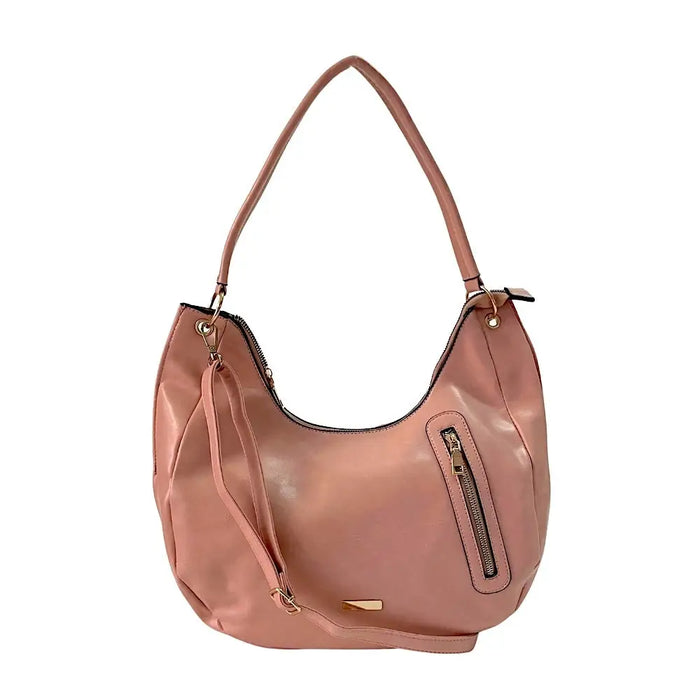 Bolsa Hobo Soft com Bolso Nude - Vegana - Loja Online - Its