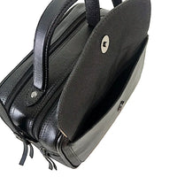 Bolsa Its! Crossbody Couro Média com Divisão Preta - Vegana