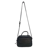 Bolsa Its! Crossbody Couro Média com Divisão Preta - Vegana