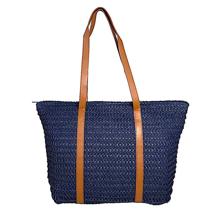 Bolsa Its! Palha Azul Marinho - Vegana - Loja Online - Its