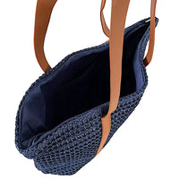 Bolsa Its! Palha Azul Marinho - Vegana - Loja Online - Its