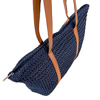 Bolsa Its! Palha Azul Marinho - Vegana - Loja Online - Its