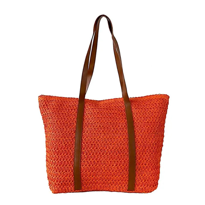 Bolsa Its! Palha Laranja Couro Loja Online Its
