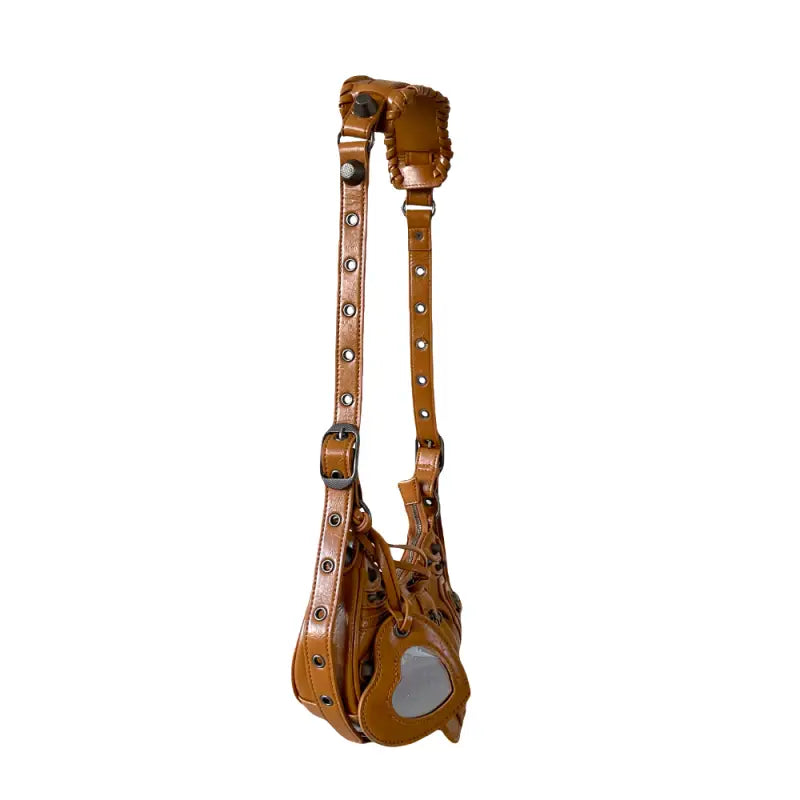 Bolsa de ombro caramelo - loja online - sintética