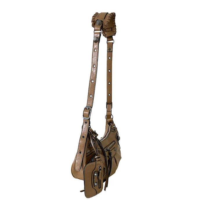 Bolsa de Ombro Média Bege - Vegana - Loja Online - Its Couro