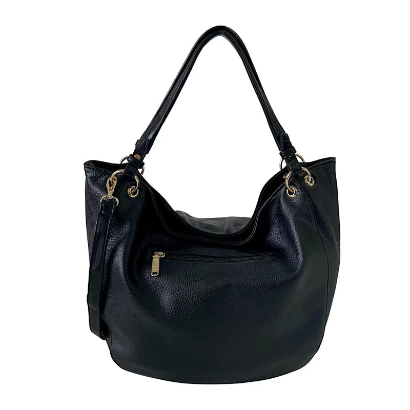Bolsa Shopping Canto Arredondado Preta - Vegana - Loja