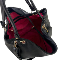 Bolsa Shopping Canto Arredondado Preta - Vegana - Loja