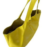 Bolsa Its! Shopping Couro Amarelo - Acessorio De Moda -