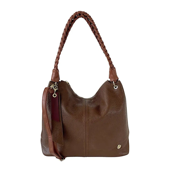 Bolsa Shopping Grande Alça Trançada Marrom - Vegana - Loja