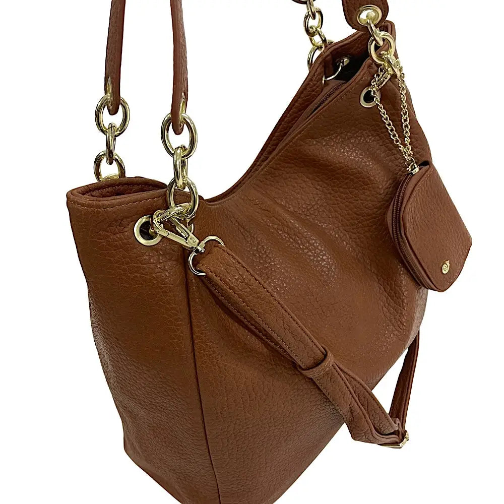 Bolsa Shopping Grande Caramelo - Vegana - Loja Online - Its