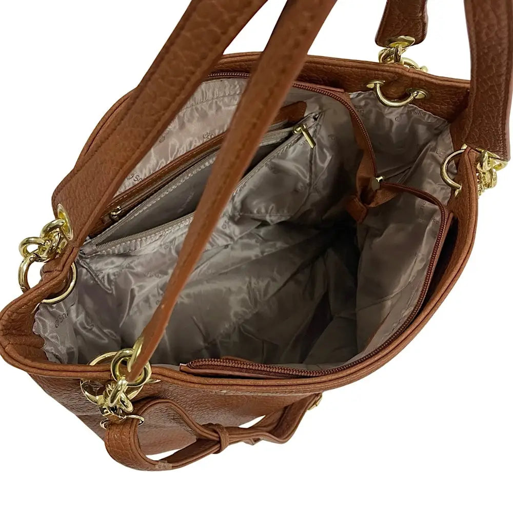 Bolsa Shopping Grande Caramelo - Vegana - Loja Online - Its