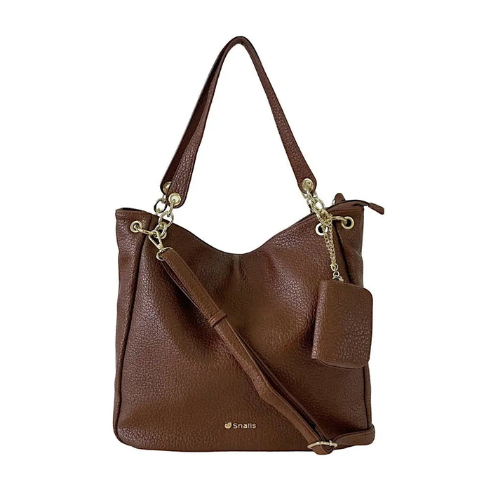 Bolsa Shopping Grande Marrom - Vegana - Loja Online - Its