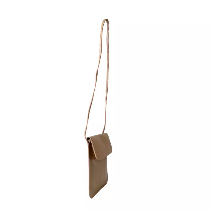 Bolsa Tiracolo Couro Bege - Vegana - Loja Online - Its