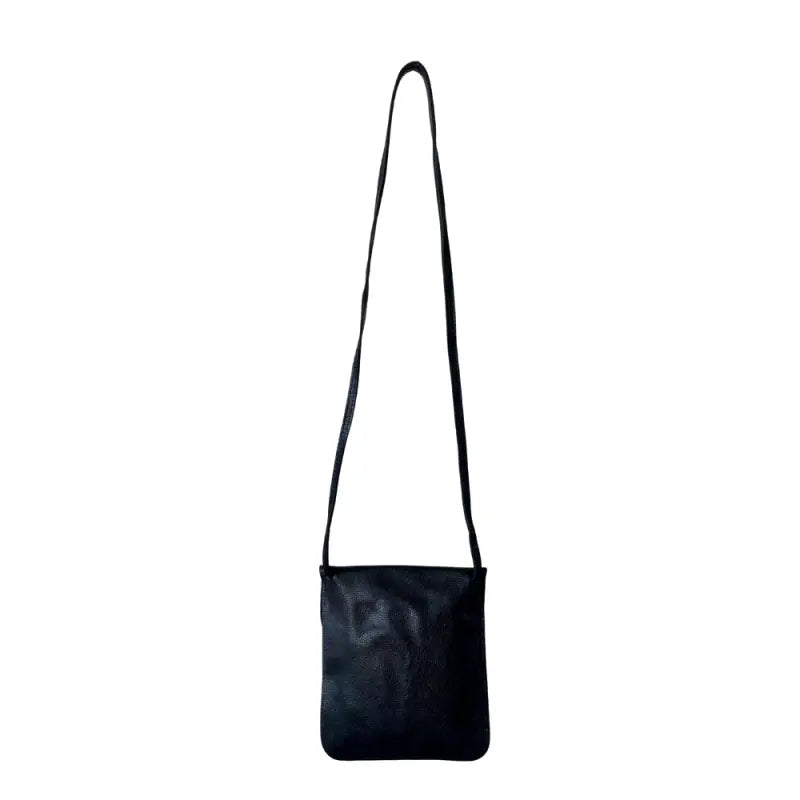 Bolsa Tiracolo Couro Legítimo Preto Loja Online Its