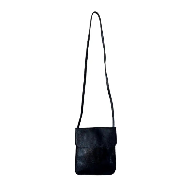 Bolsa Tiracolo Couro Legítimo Preto Loja Online Its
