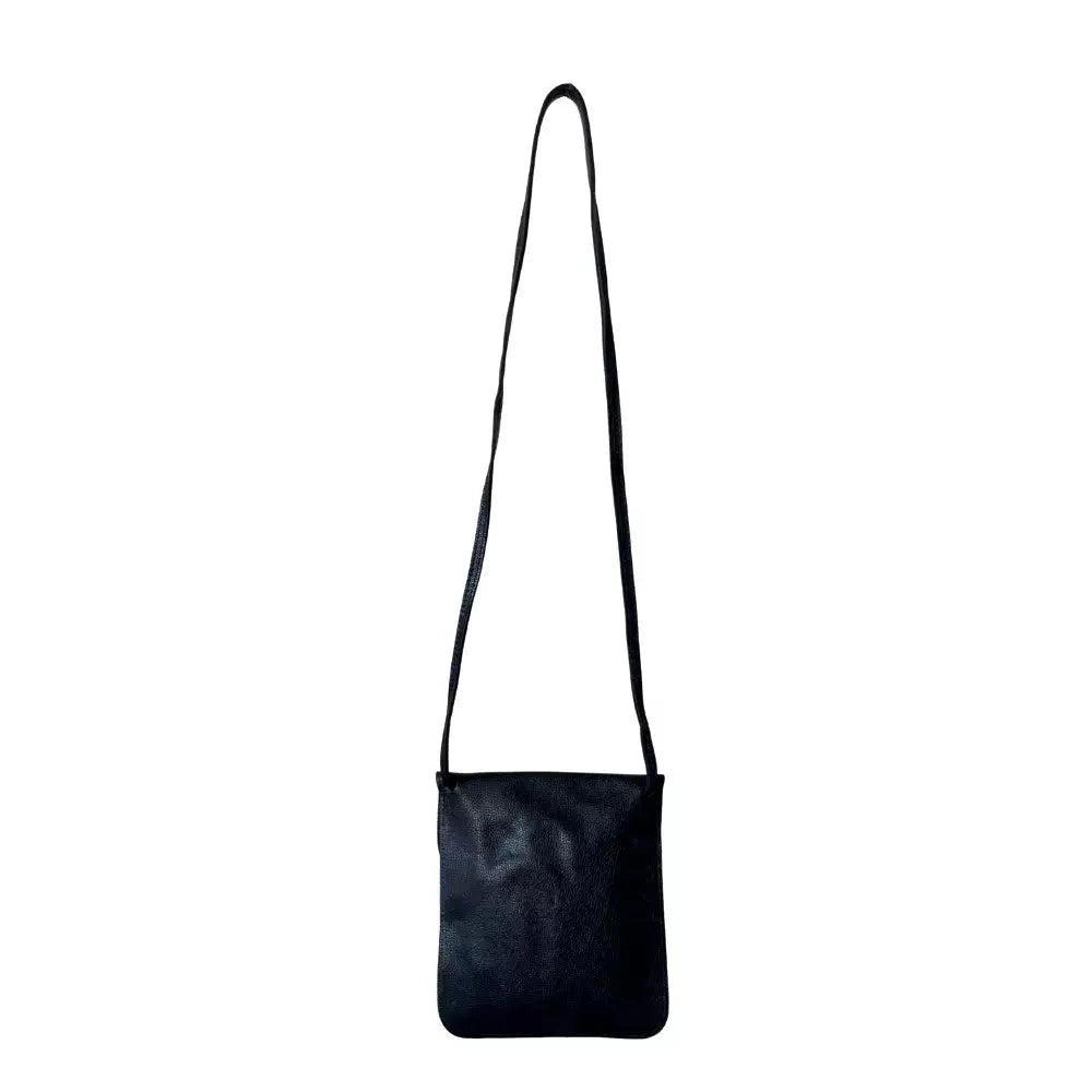 Bolsa Tiracolo Couro Preto - Vegana - Loja Online - Its