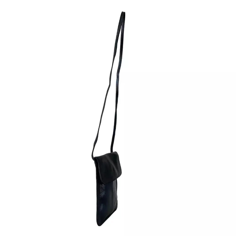 Bolsa Tiracolo Couro Preto - Vegana - Loja Online - Its