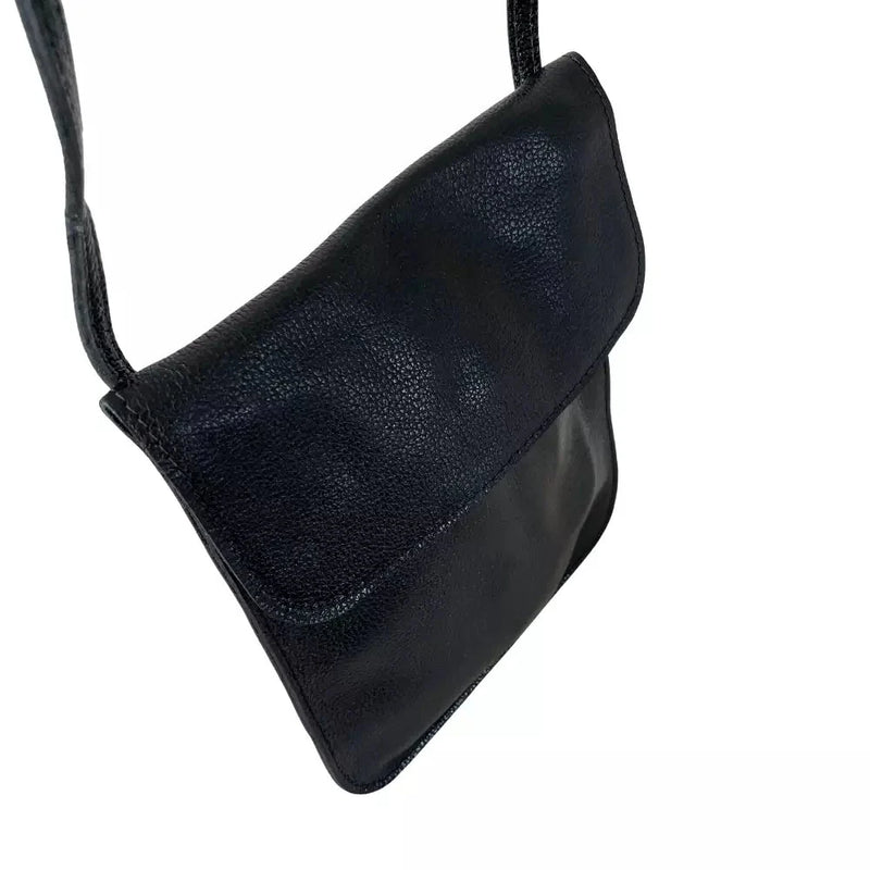 Bolsa Tiracolo Couro Preto - Vegana - Loja Online - Its