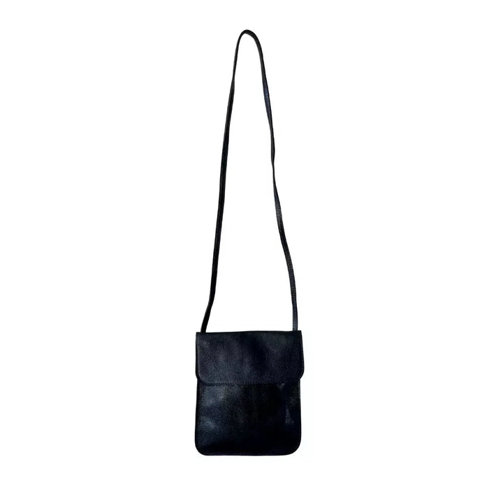 Bolsa Tiracolo Couro Preto - Vegana - Loja Online - Its
