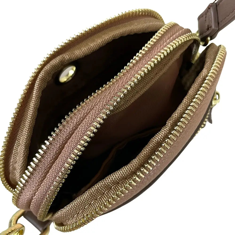 Bolsa Tiracolo Média Bege - Vegana - Loja Online - Its Couro