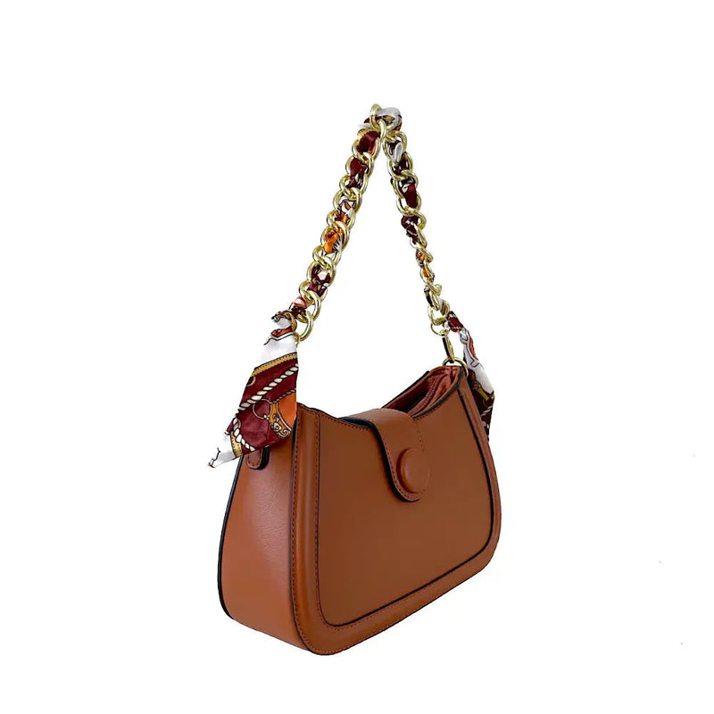 Bolsa Tiracolo Média Corrente Caramelo - Vegana - Loja